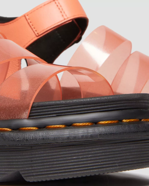 סנדלי רצועת נצנצים בלייר ג'לי Dr. Martens אלמוגים פיזה הַנעָלָה N8BB8350