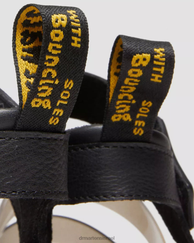 סנדלי רצועת נצנצים בלייר ג'לי Dr. Martens פיזה שחורה הַנעָלָה N8BB8351