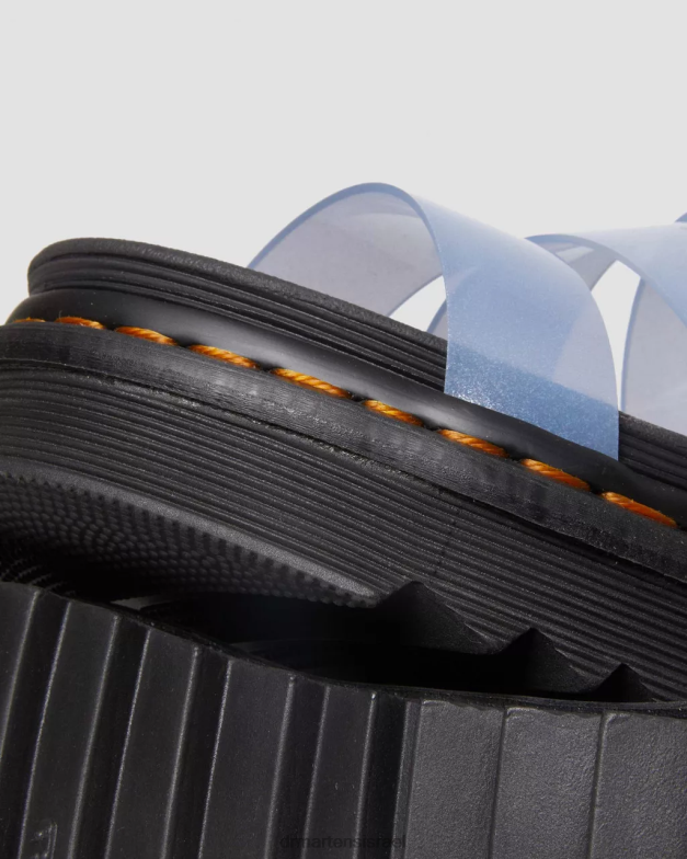 סנדלי רצועת נצנצים בלייר ג'לי Dr. Martens זן פיזה כחולה הַנעָלָה N8BB8353