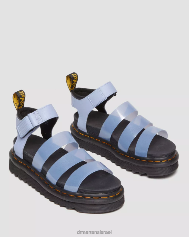 סנדלי רצועת נצנצים בלייר ג'לי Dr. Martens זן פיזה כחולה הַנעָלָה N8BB8353
