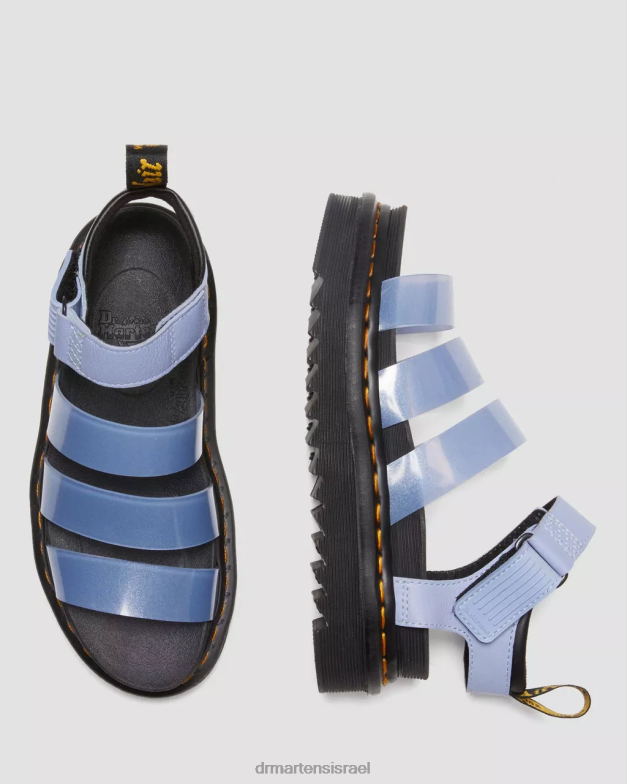 סנדלי רצועת נצנצים בלייר ג'לי Dr. Martens זן פיזה כחולה הַנעָלָה N8BB8353