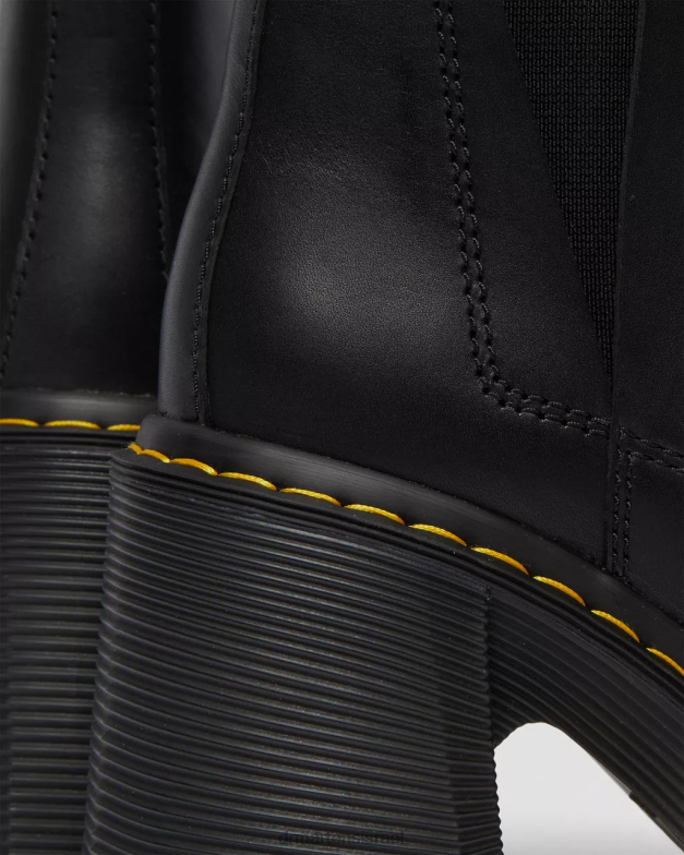 מגפי צ'לסי עקב מתרחבים מעור ספנס Dr. Martens שלח שחור הַנעָלָה N8BB835