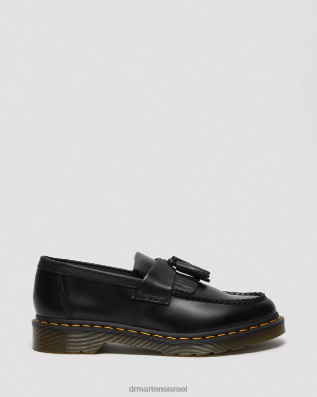 מכנסי ציצית מעור אדריאן צהוב תפר Dr. Martens שחור חלק הַנעָלָה N8BB8367