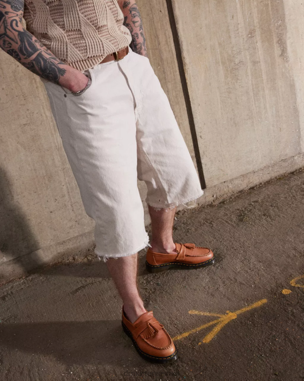 מכנסי ציצית מעור אדריאן קררה Dr. Martens קררה שיזוף אוכף הַנעָלָה N8BB8373