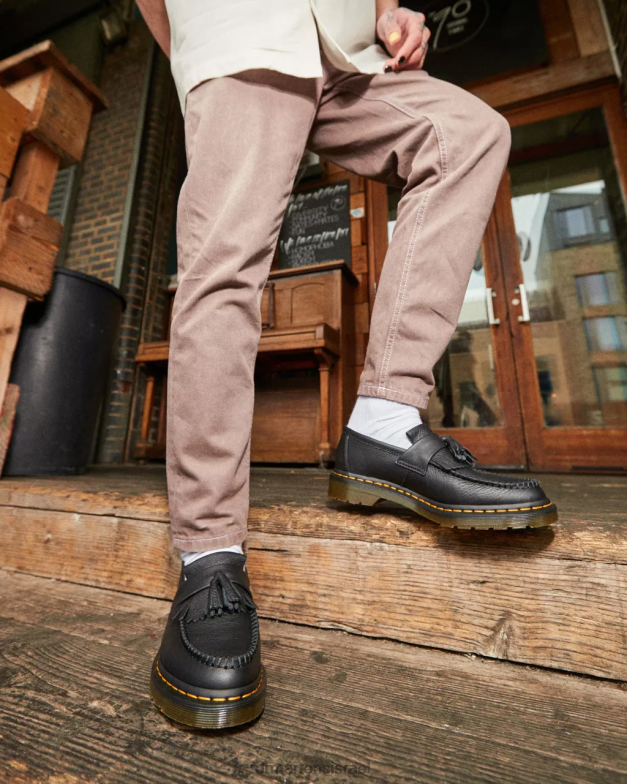 מכנסי ציצית מעור אדריאן וירג'יניה Dr. Martens וירג'יניה שחורה הַנעָלָה N8BB8375