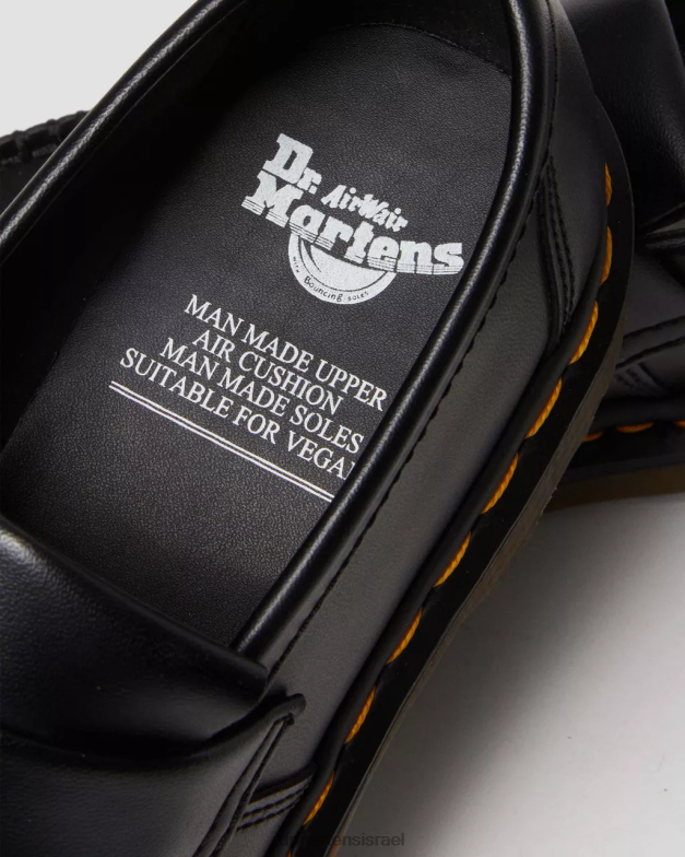 מכנסי גדילים טבעוניים של אדריאן פליקס Dr. Martens פליקס שחור לשפשף הַנעָלָה N8BB8376