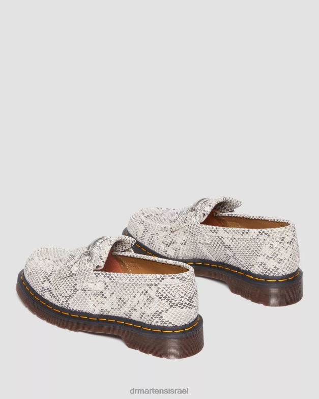 נעלי זמש בהדפס אדריאן סנפל פיתון Dr. Martens זמש בהדפס חול ופיתון שחור הַנעָלָה N8BB8377