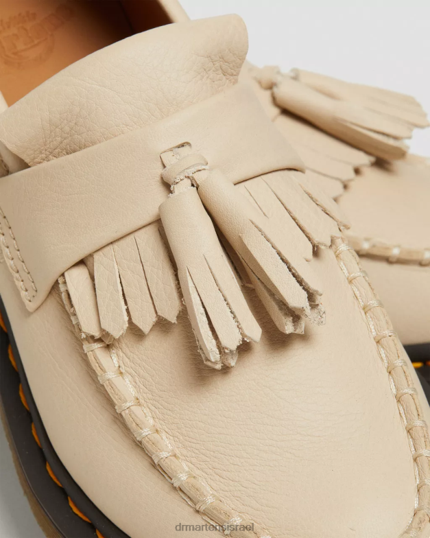 מכנסי ציצית מעור אדריאן וירג'יניה Dr. Martens קלף בז' וירג'יניה הַנעָלָה N8BB8380