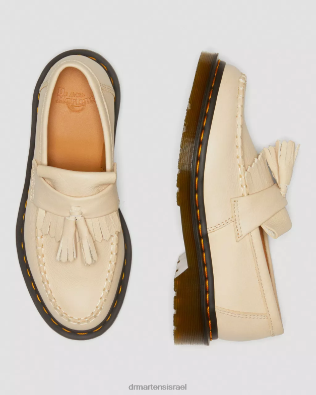 מכנסי ציצית מעור אדריאן וירג'יניה Dr. Martens קלף בז' וירג'יניה הַנעָלָה N8BB8380