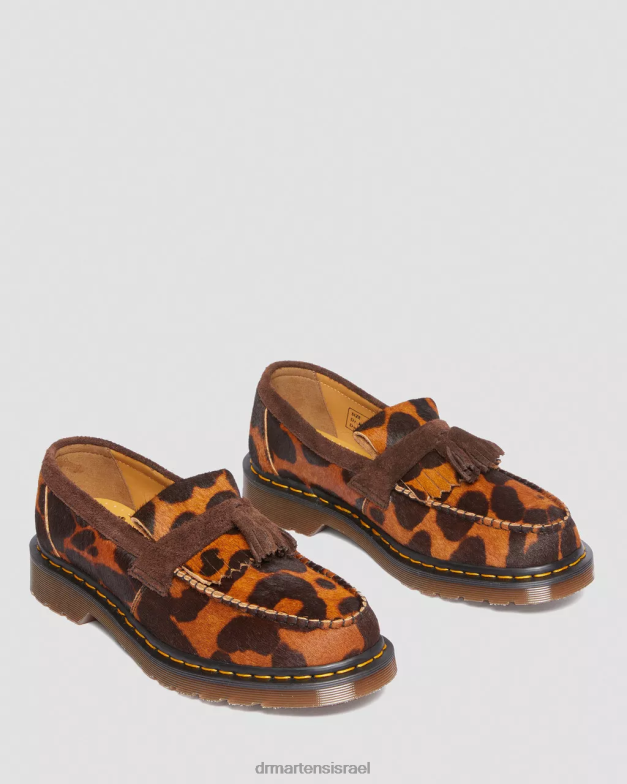 אדריאן עשוי שיער באנגליה על נעלי גדילים Dr. Martens אוצלוט ושיער חום כהה הַנעָלָה N8BB8382