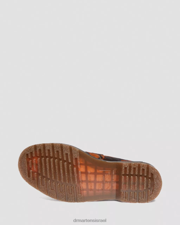 אדריאן עשוי שיער באנגליה על נעלי גדילים Dr. Martens אוצלוט ושיער חום כהה הַנעָלָה N8BB8382