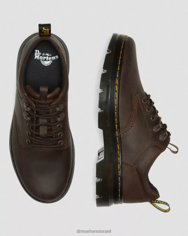נעלי עזר מעור רידר קרייזי סוס Dr. Martens סוס משוגע חום כהה הַנעָלָה N8BB8388