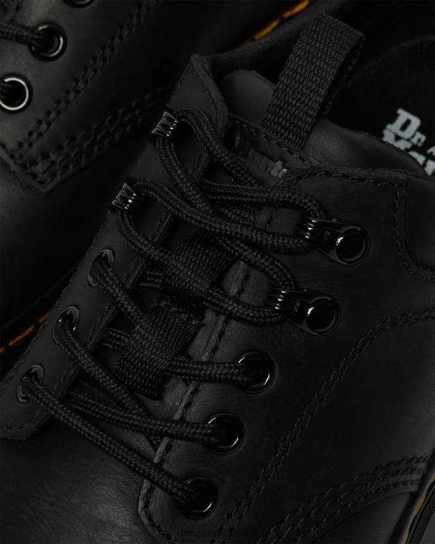 נעלי עזר מעור רידר וויומינג Dr. Martens ויומינג שחורה הַנעָלָה N8BB8390