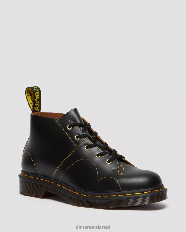 מגפי קוף וינטג' של כנסייה Dr. Martens וינטג' שחור חלק הַנעָלָה N8BB844