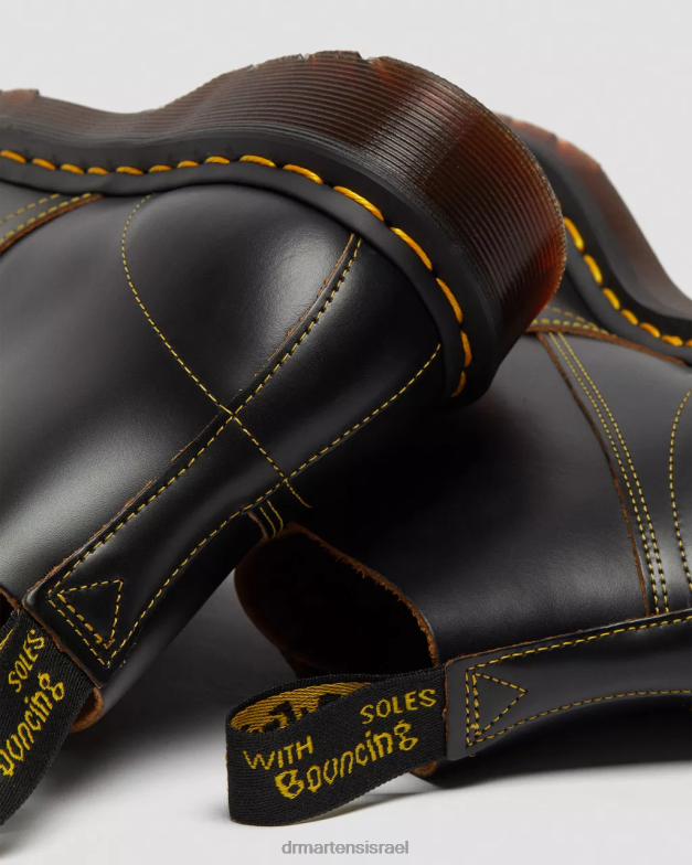 מגפי קוף וינטג' של כנסייה Dr. Martens וינטג' שחור חלק הַנעָלָה N8BB844