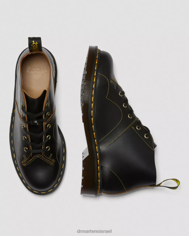 מגפי קוף וינטג' של כנסייה Dr. Martens וינטג' שחור חלק הַנעָלָה N8BB844