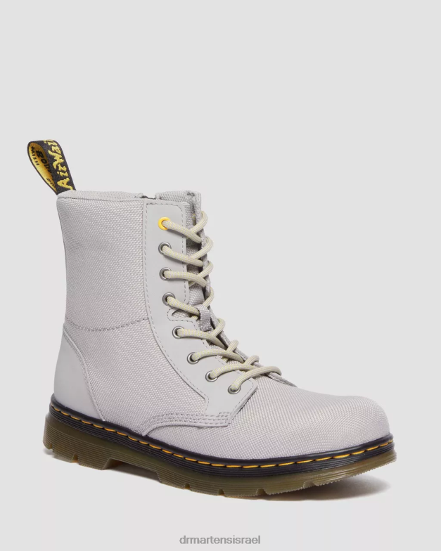 נוער מסרק מגפיים פולי קשוחים במיוחד Dr. Martens אפור בינוני קשיח במיוחד וגומי הַנעָלָה N8BB8468