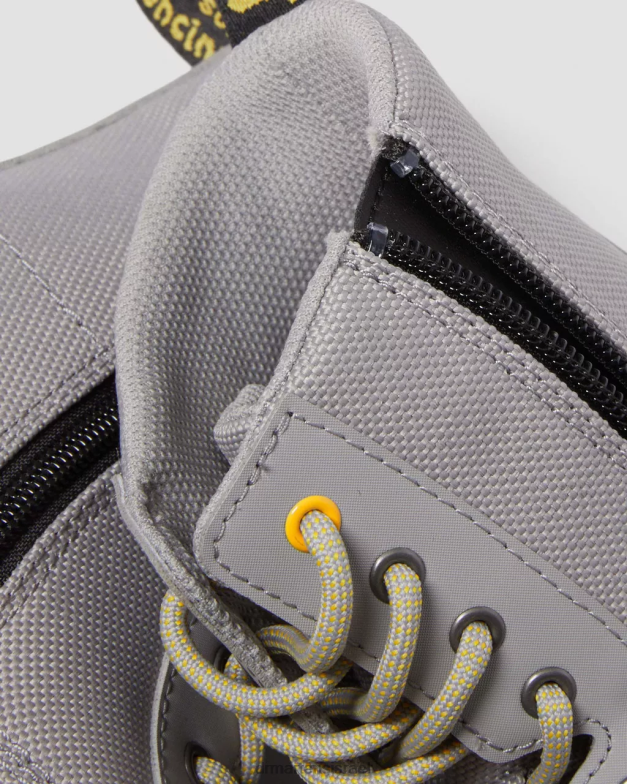 נוער מסרק מגפיים פולי קשוחים במיוחד Dr. Martens אפור בינוני קשיח במיוחד וגומי הַנעָלָה N8BB8468