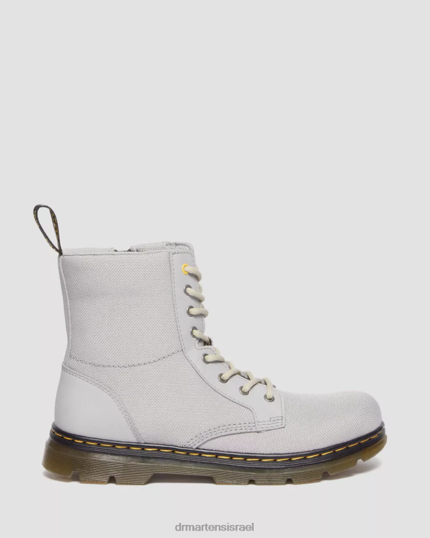 נוער מסרק מגפיים פולי קשוחים במיוחד Dr. Martens אפור בינוני קשיח במיוחד וגומי הַנעָלָה N8BB8468