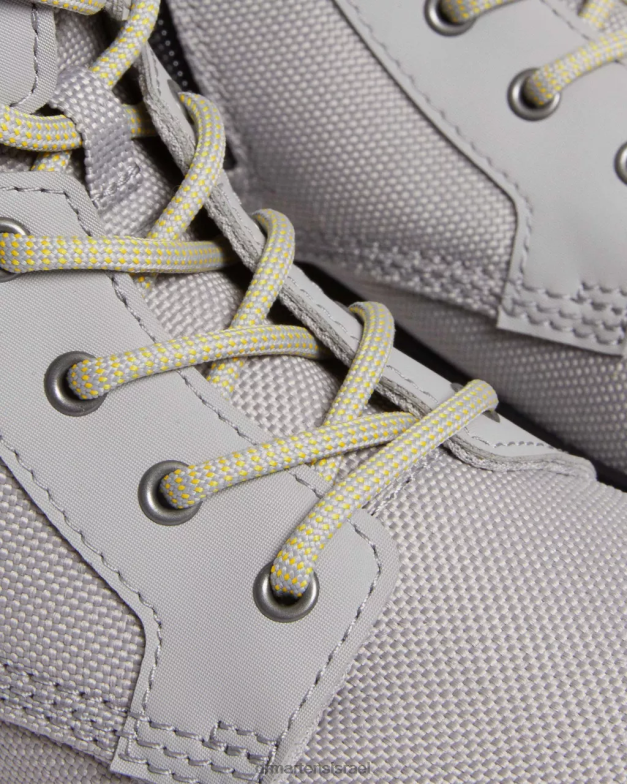 נוער מסרק מגפיים פולי קשוחים במיוחד Dr. Martens אפור בינוני קשיח במיוחד וגומי הַנעָלָה N8BB8468