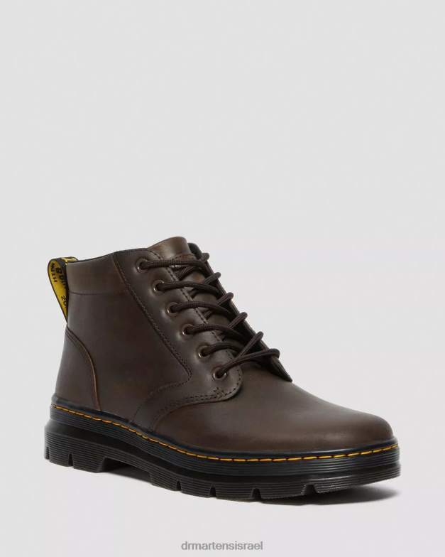 מגפיים מזדמנים מעור גרוני Dr. Martens סוס חום מטורף הַנעָלָה N8BB850