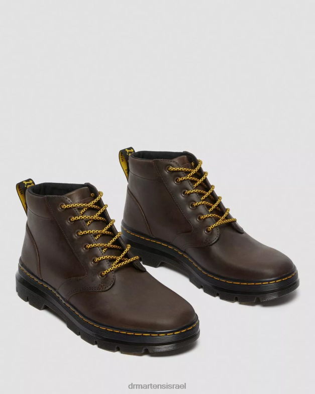 מגפיים מזדמנים מעור גרוני Dr. Martens סוס חום מטורף הַנעָלָה N8BB850