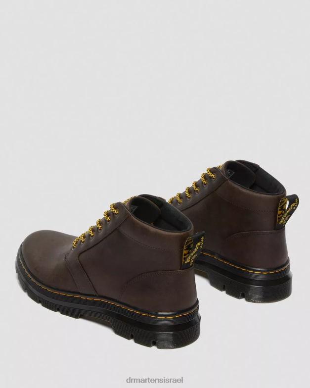 מגפיים מזדמנים מעור גרוני Dr. Martens סוס חום מטורף הַנעָלָה N8BB850