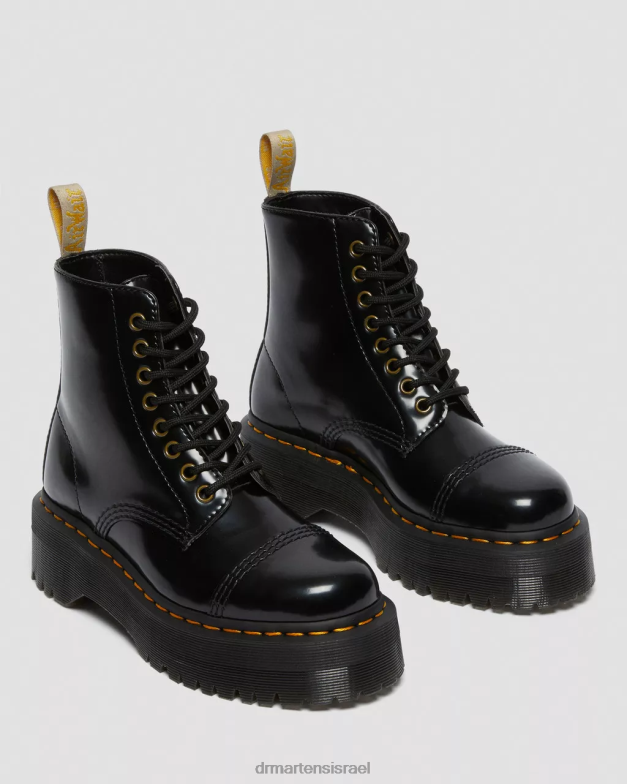 מגפי פלטפורמה טבעוניים של סינקלר Dr. Martens שחור אוקספורד הַנעָלָה N8BB851