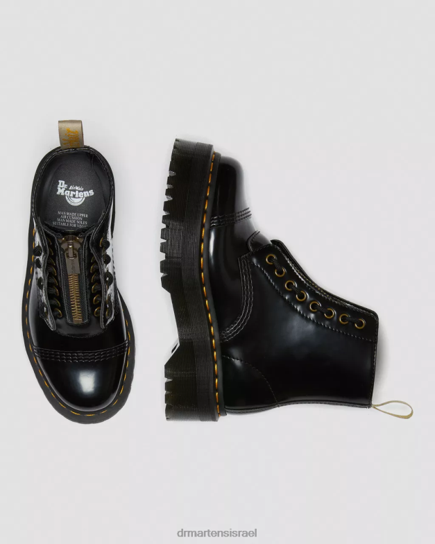 מגפי פלטפורמה טבעוניים של סינקלר Dr. Martens שחור אוקספורד הַנעָלָה N8BB851