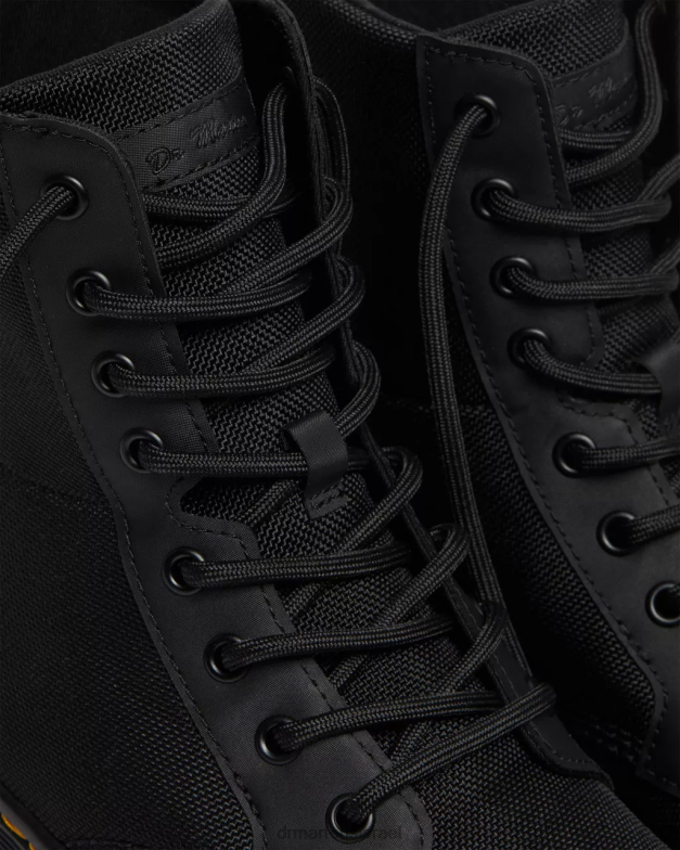 מסרקים מגפיים פולי קז'ואל Dr. Martens שחור פולי קשיח במיוחד וגומי הַנעָלָה N8BB863