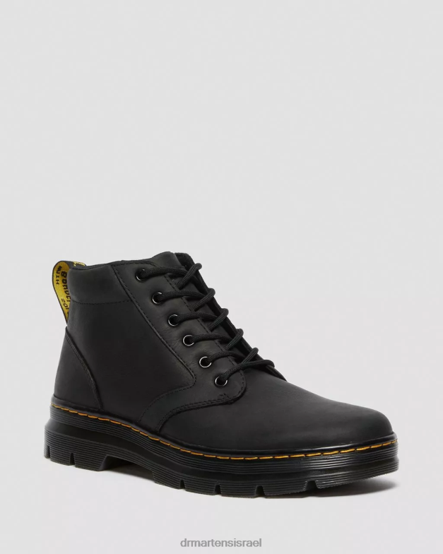 מגפיים מזדמנים מעור גרוני Dr. Martens ויומינג שחורה הַנעָלָה N8BB878
