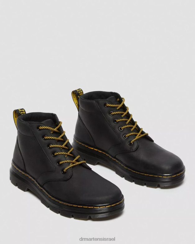 מגפיים מזדמנים מעור גרוני Dr. Martens ויומינג שחורה הַנעָלָה N8BB878