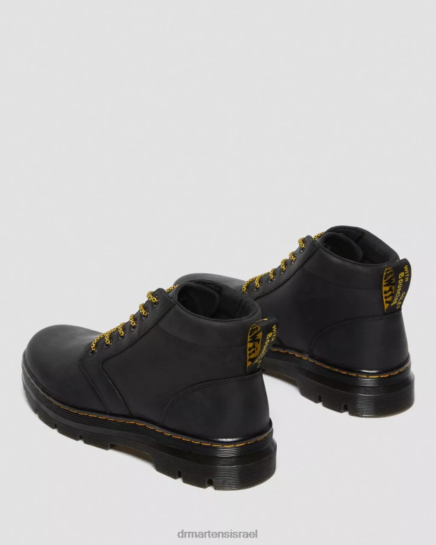 מגפיים מזדמנים מעור גרוני Dr. Martens ויומינג שחורה הַנעָלָה N8BB878
