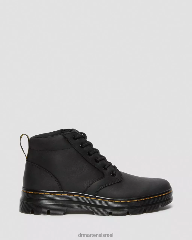מגפיים מזדמנים מעור גרוני Dr. Martens ויומינג שחורה הַנעָלָה N8BB878