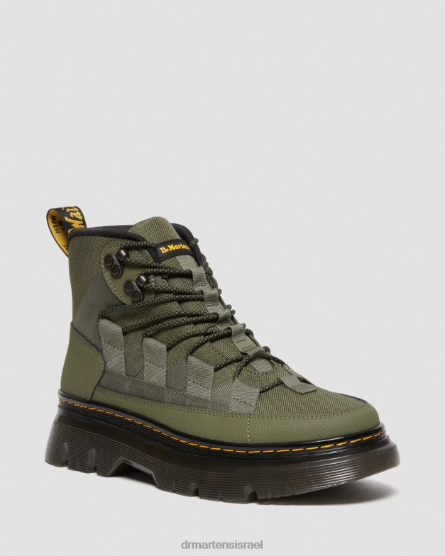 מגפיים קז'ואל מעור בורי Dr. Martens אייאקס ירוק חאקי & קשיח במיוחד והידרו הַנעָלָה N8BB881