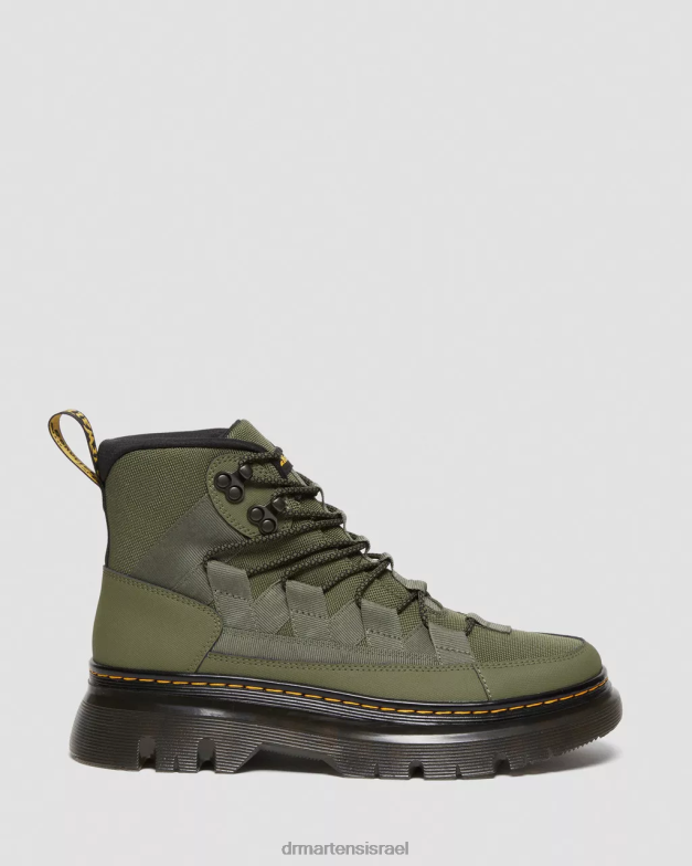 מגפיים קז'ואל מעור בורי Dr. Martens אייאקס ירוק חאקי & קשיח במיוחד והידרו הַנעָלָה N8BB881