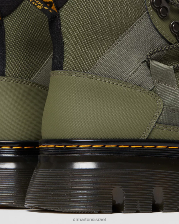 מגפיים קז'ואל מעור בורי Dr. Martens אייאקס ירוק חאקי & קשיח במיוחד והידרו הַנעָלָה N8BB881
