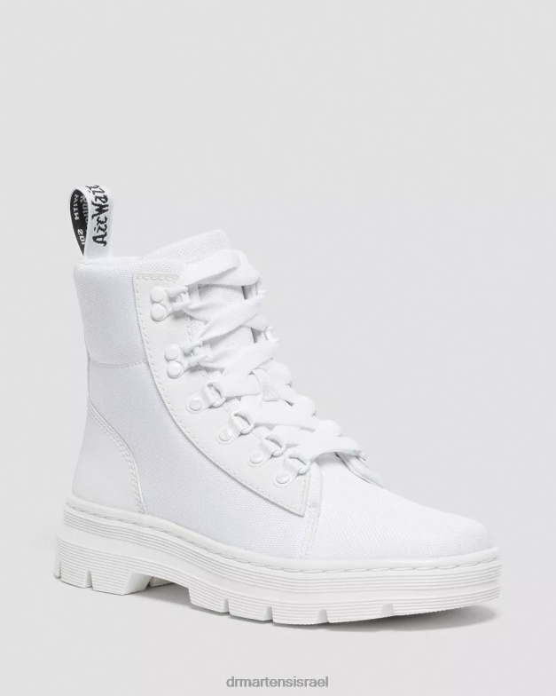 מסרקים מגפיים פולי קז'ואל Dr. Martens אייאקס לבן ופולי קשיח במיוחד הַנעָלָה N8BB884