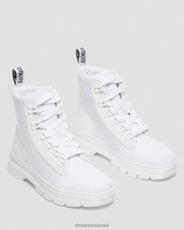 מסרקים מגפיים פולי קז'ואל Dr. Martens אייאקס לבן ופולי קשיח במיוחד הַנעָלָה N8BB884