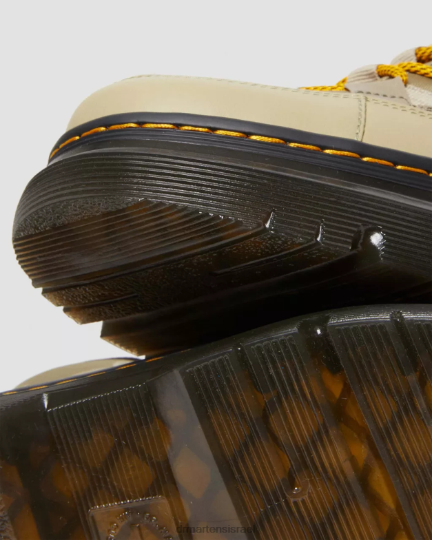מגפי ניילון בורי ועור Dr. Martens ציקלון זית חיוור ניילון & lapstone הַנעָלָה N8BB8161