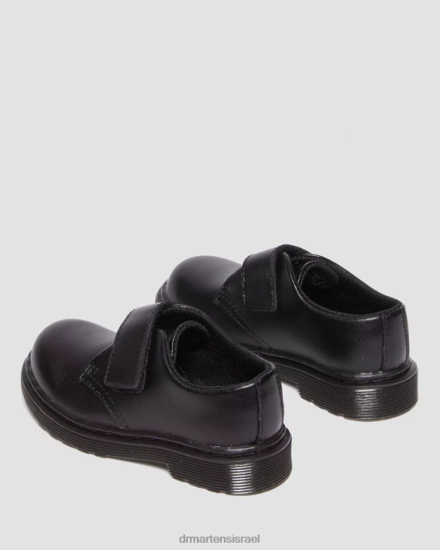 נעלי וולקרו אוקספורד של קמרון לתינוקות/פעוטות Dr. Martens שחור t lamper הַנעָלָה N8BB8397