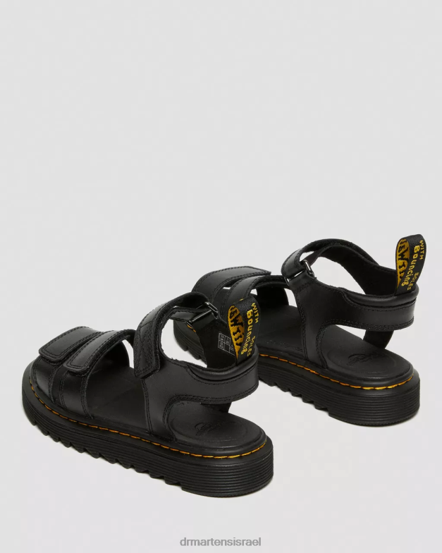 סנדלי רצועת עור ג'וניור קלייר Dr. Martens שחור t lamper הַנעָלָה N8BB8430