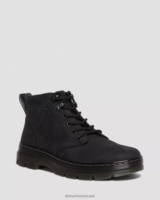 מגפי שימוש מעור נובוק בוני טחון Dr. Martens נובוק טחון שחור wp הַנעָלָה N8BB8108