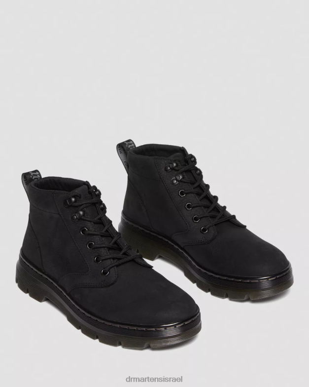 מגפי שימוש מעור נובוק בוני טחון Dr. Martens נובוק טחון שחור wp הַנעָלָה N8BB8108