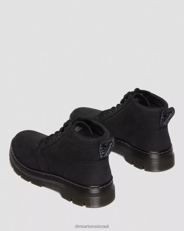 מגפי שימוש מעור נובוק בוני טחון Dr. Martens נובוק טחון שחור wp הַנעָלָה N8BB8108