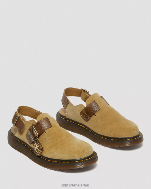 Jorge תוצרת אנגליה מגלשות זמש Dr. Martens חוֹל הַנעָלָה N8BB8355