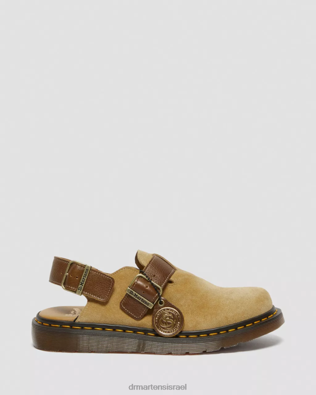 Jorge תוצרת אנגליה מגלשות זמש Dr. Martens חוֹל הַנעָלָה N8BB8355