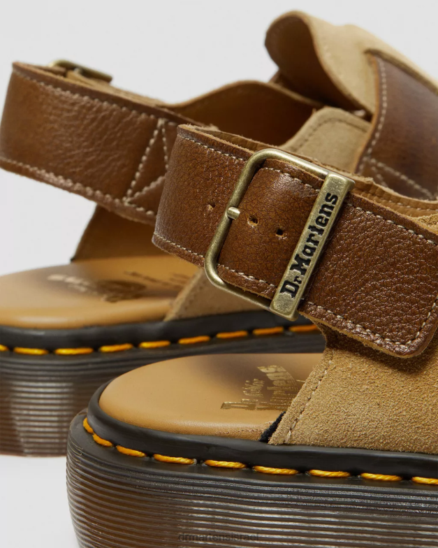 Jorge תוצרת אנגליה מגלשות זמש Dr. Martens חוֹל הַנעָלָה N8BB8355