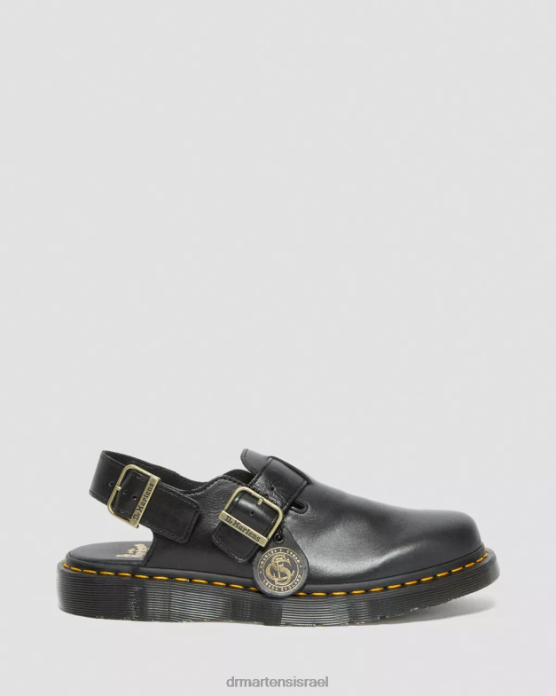 Jorge תוצרת אנגליה פרדות slingback מעור Dr. Martens שָׁחוֹר הַנעָלָה N8BB8347