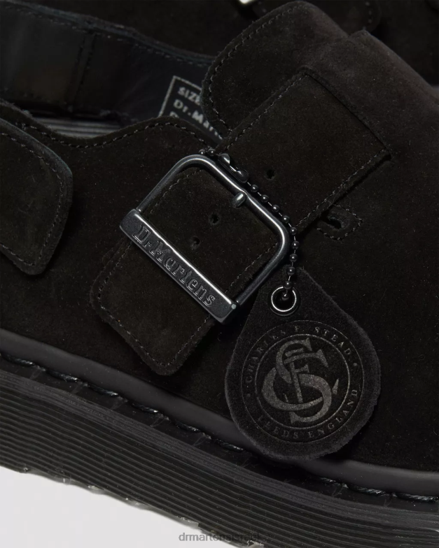 Jorge תוצרת אנגליה זמש slingbacks Dr. Martens שָׁחוֹר הַנעָלָה N8BB8343